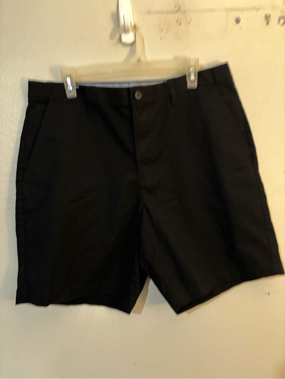 croft & barrow Black Flat-Front Men's Shorts